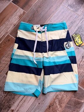 Volcom Striped Boardshorts